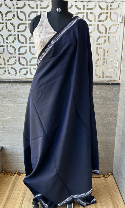 BLACK DHANIAKHALI SAREE