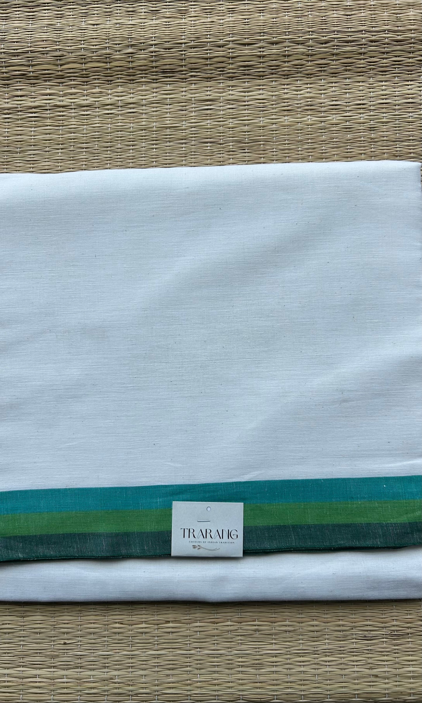 WHITE DHANIAKHALI SAREE