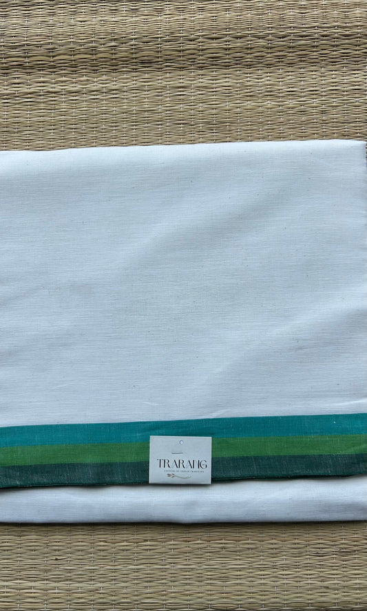 WHITE DHANIAKHALI SAREE