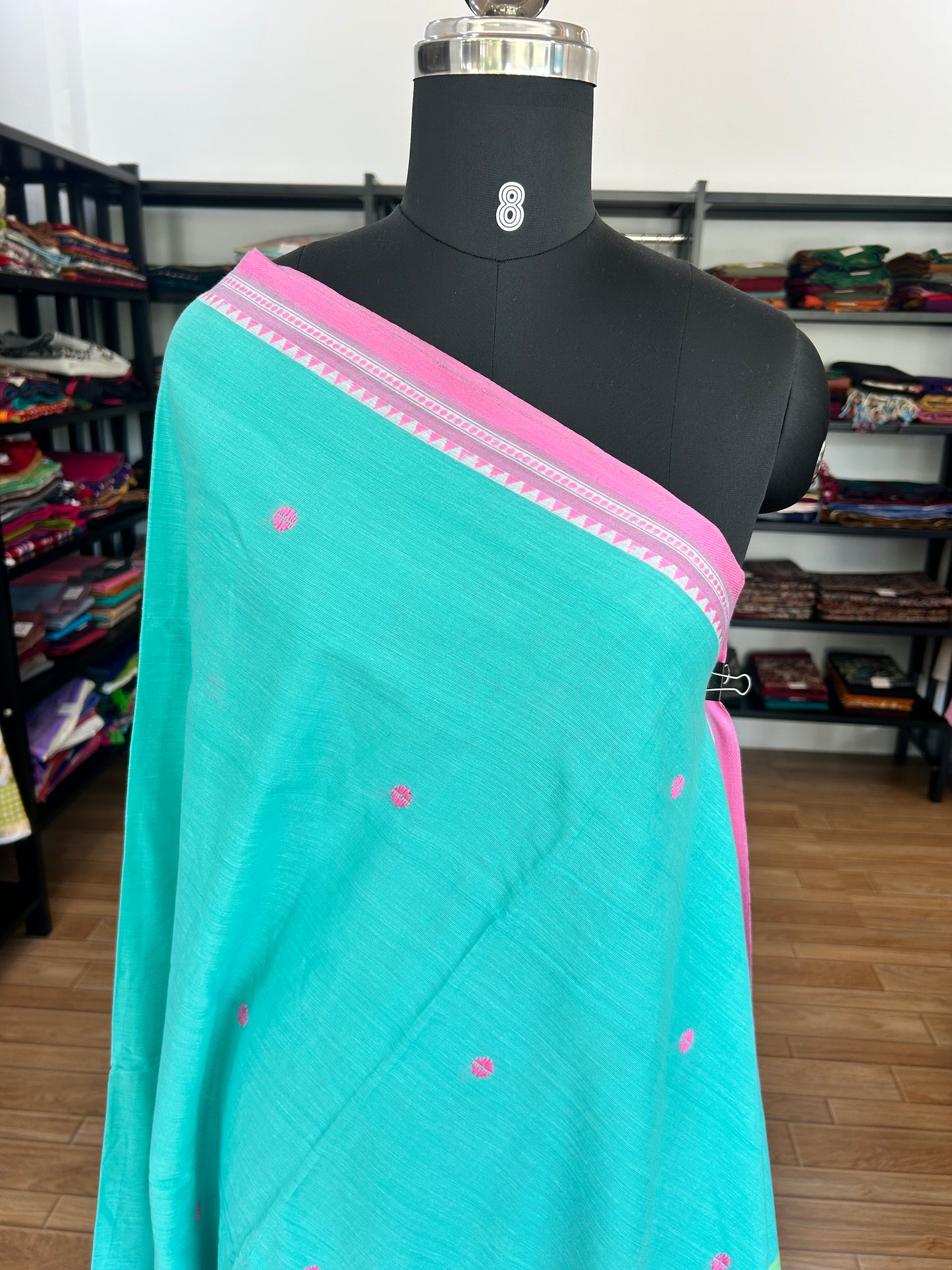GREEN DHANIAKHALI SAREE
