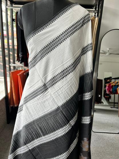 BLACK DHANIAKHALI SAREE