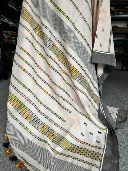 BIEGE STRIPE JAMDANI
