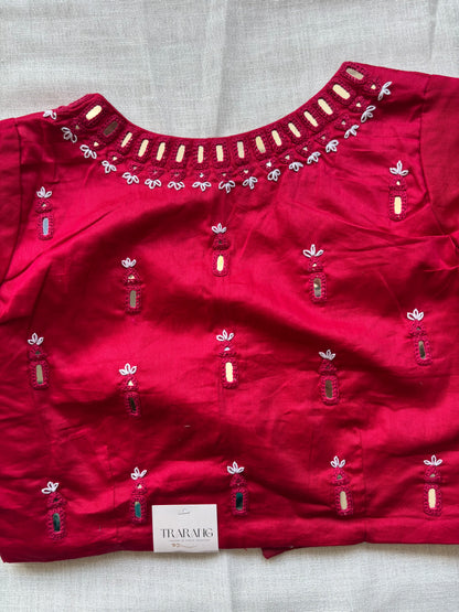 Pink Embroidered blouse