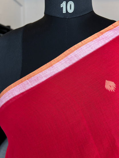 WHITE JAMDANI SAREE