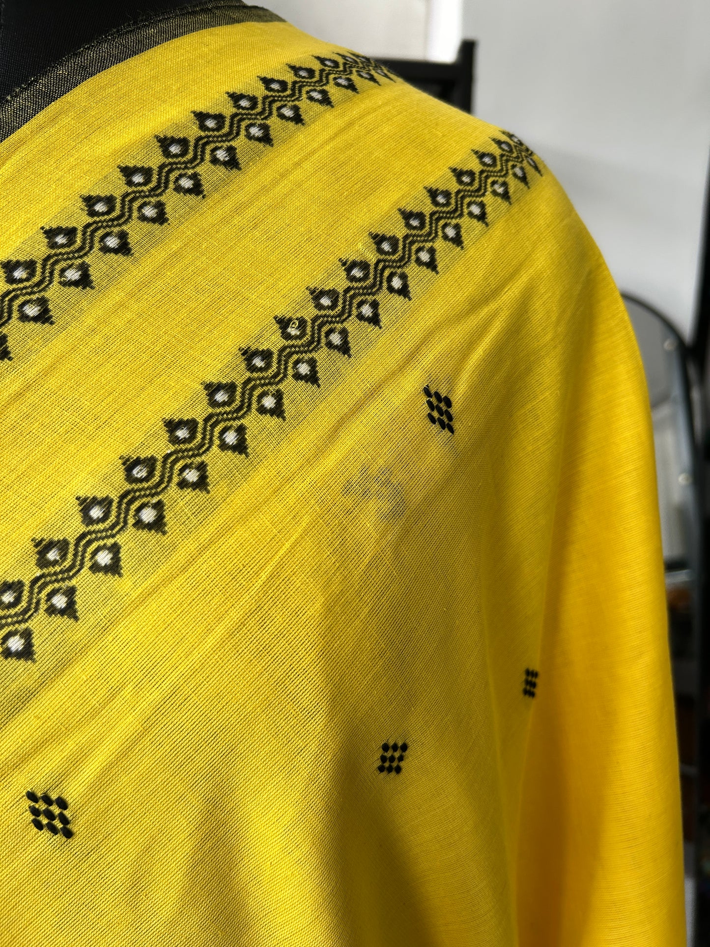 YELLOW DHANIAKHALI SAREE