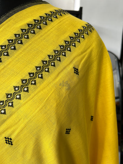 YELLOW DHANIAKHALI SAREE