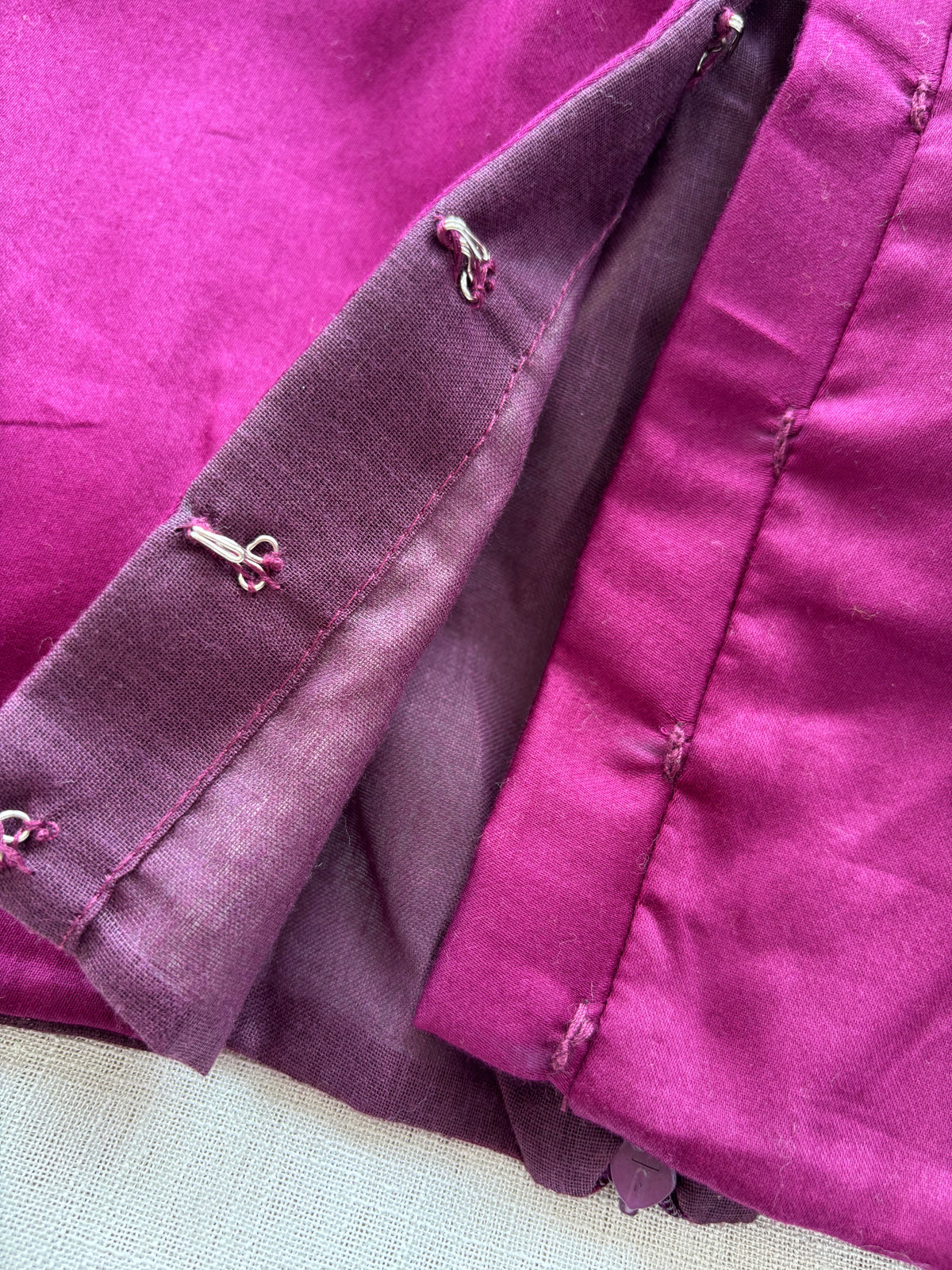 PURPLE COTTON BLOUSE