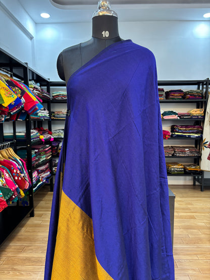 DARK BLUE ACRYLIC SAREE