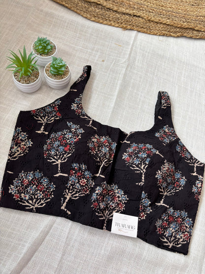 BLACK HAKOBA BLOUSE