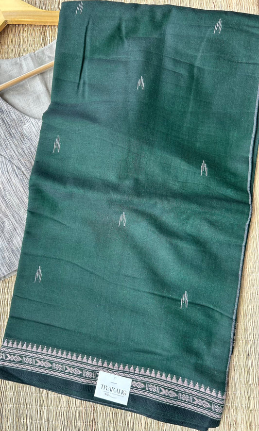 GREEN DHANIAKHALI SAREE
