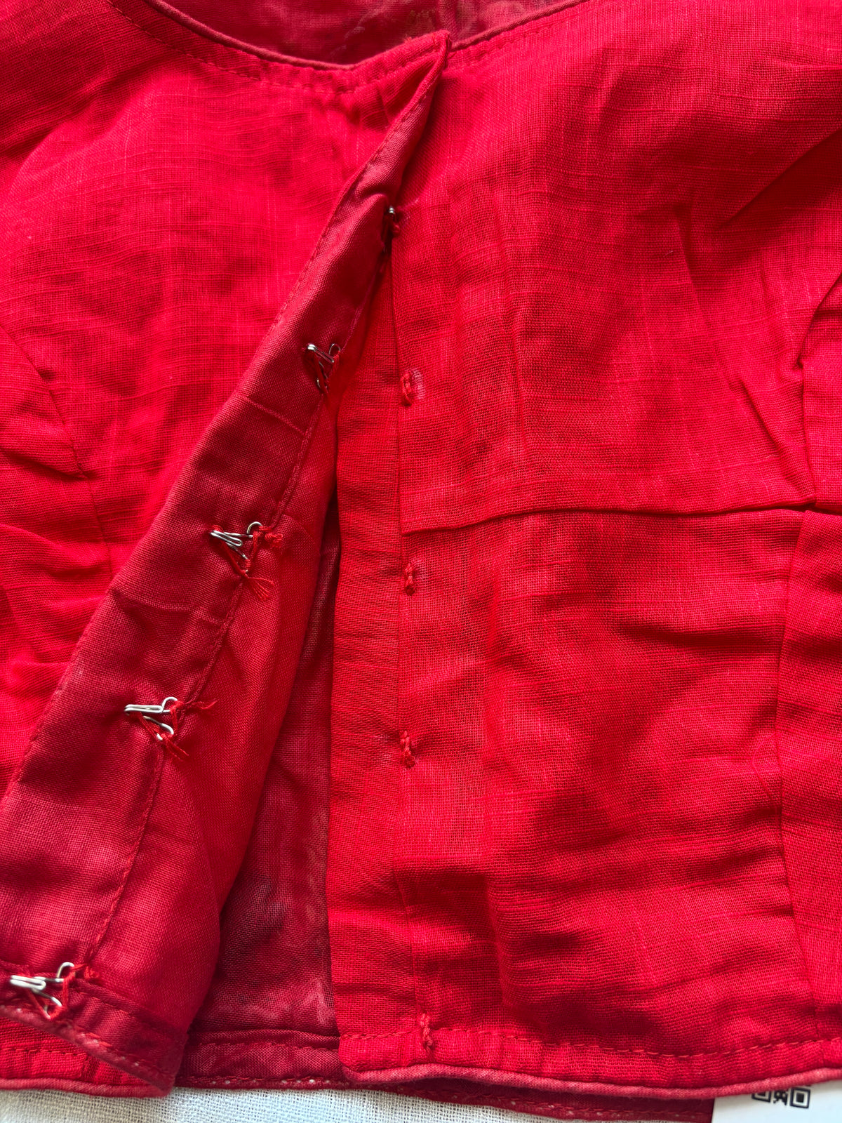 Red Embroidered blouse