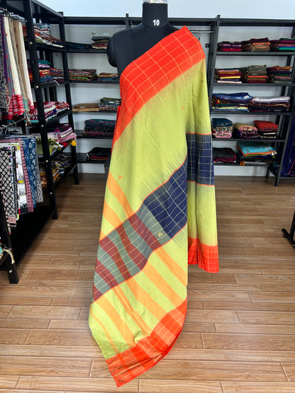GREEN DHANIAKHALI SAREE