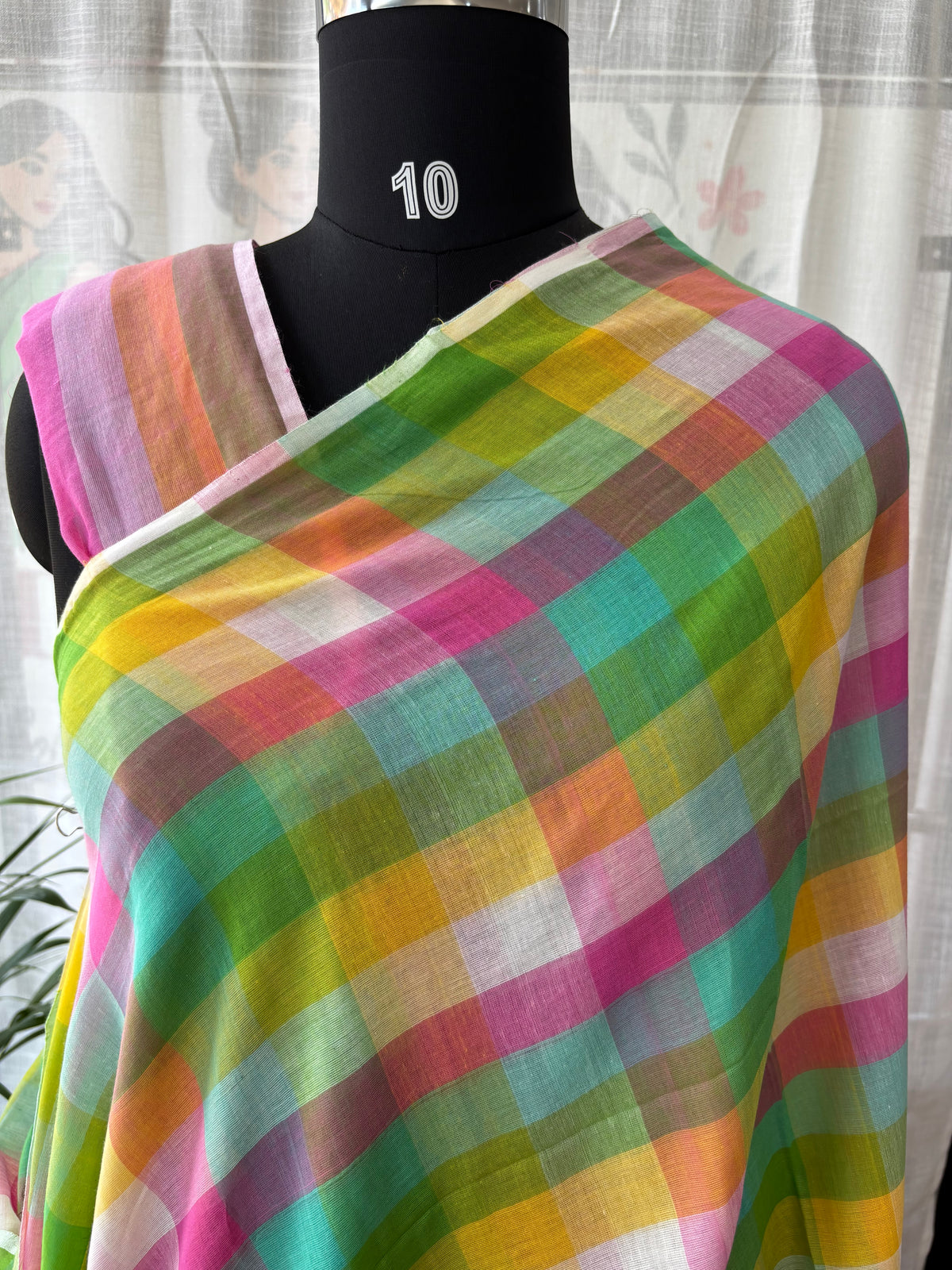 LIGHT GREEN INSPIRED BHUJODI SAREE