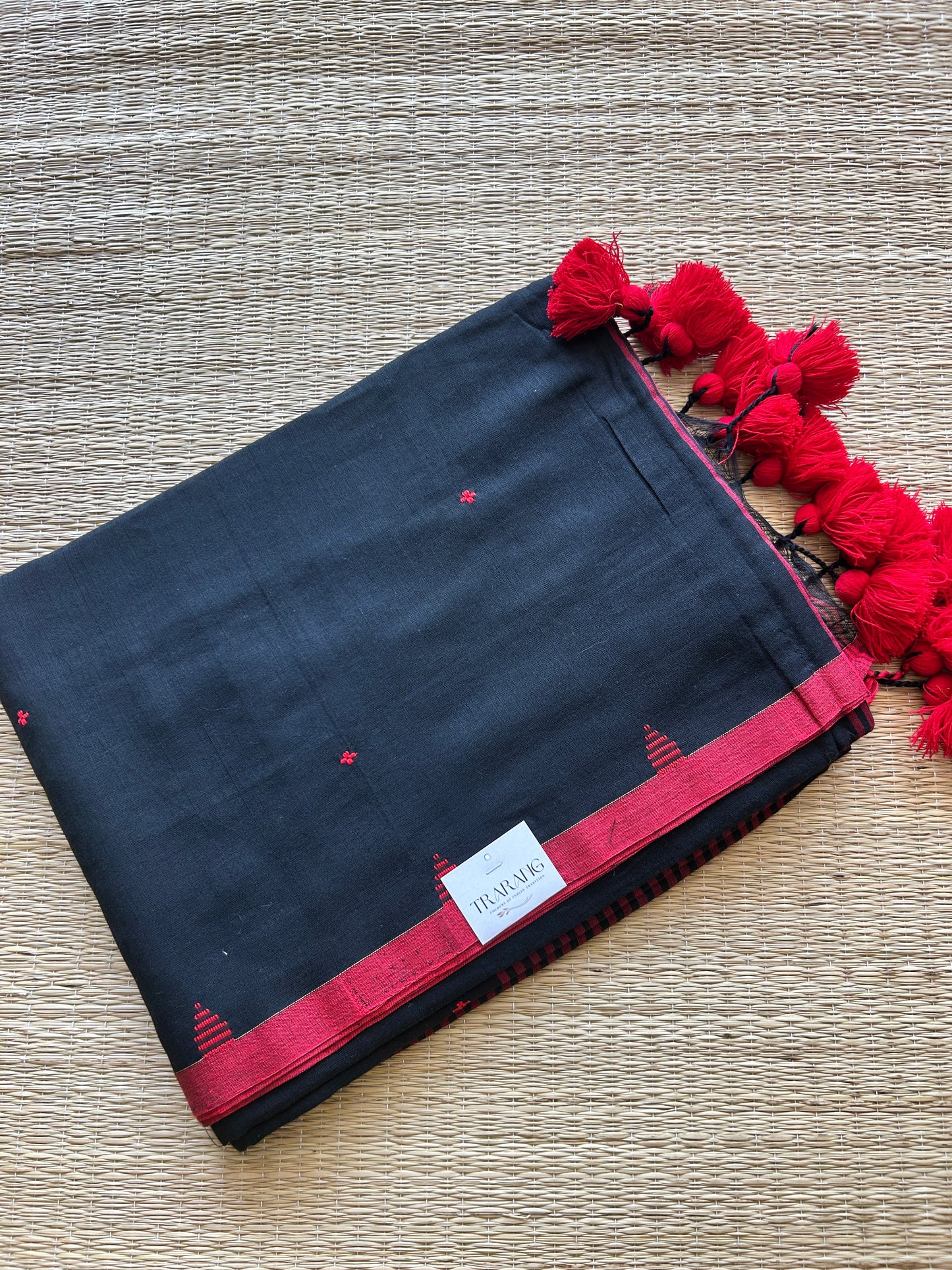 BLACK JAMDANI SAREE