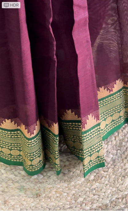 BROWN CHETTINAD COTTON