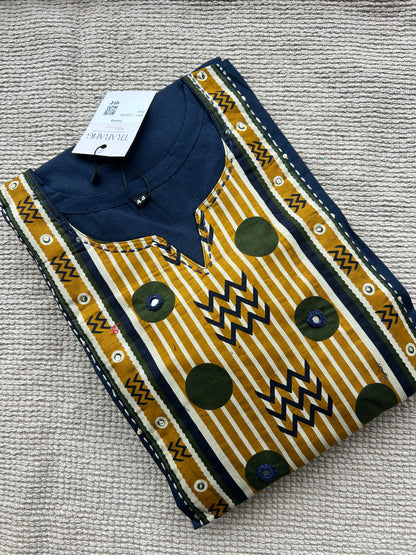 BLUE COTTON SUIT