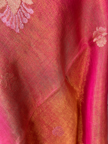 PINK TISSUE JAMDANI