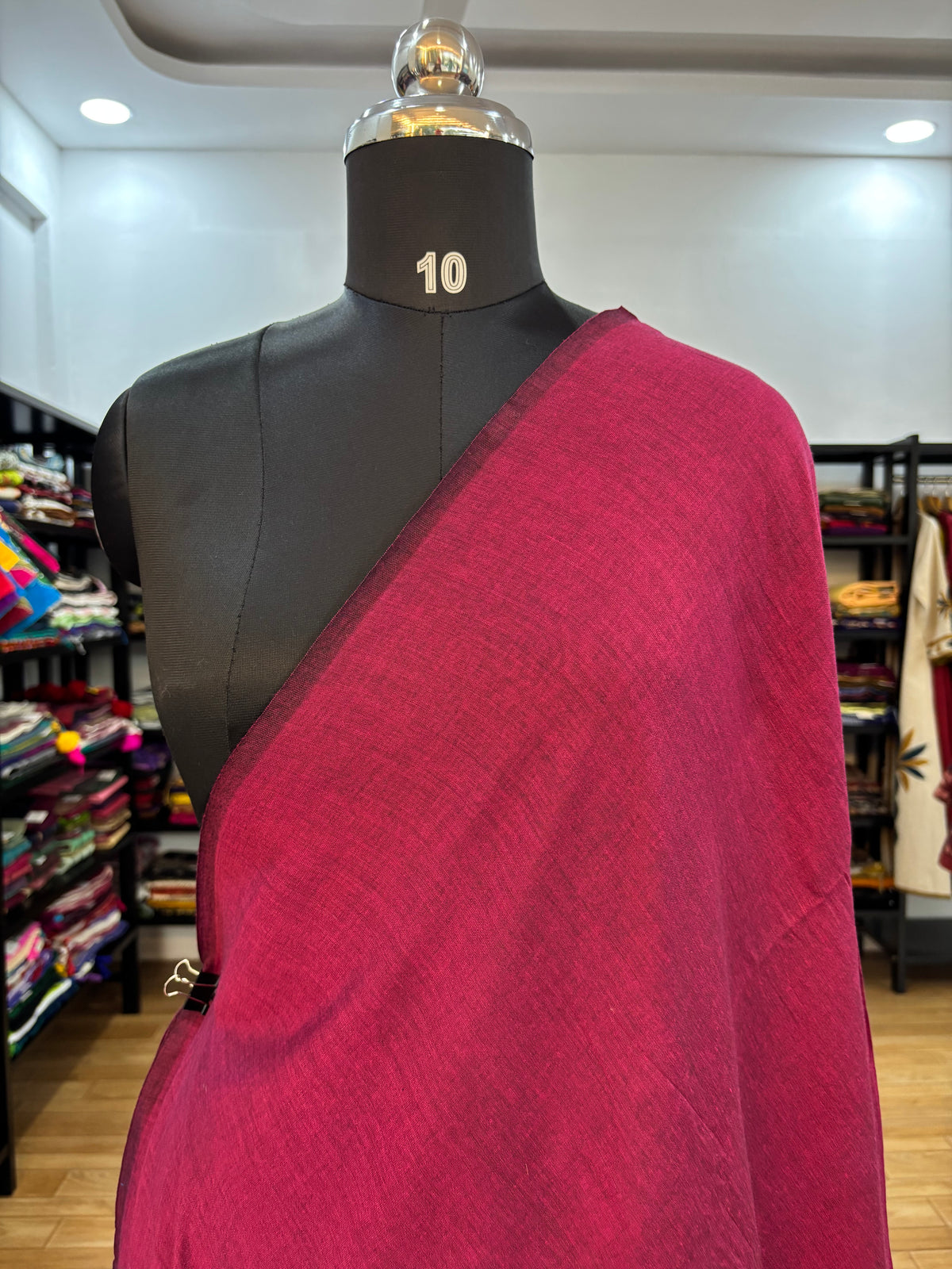 PINK ACRYLIC SAREE
