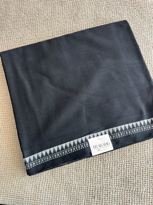 BLACK DHANIAKHALI SAREE