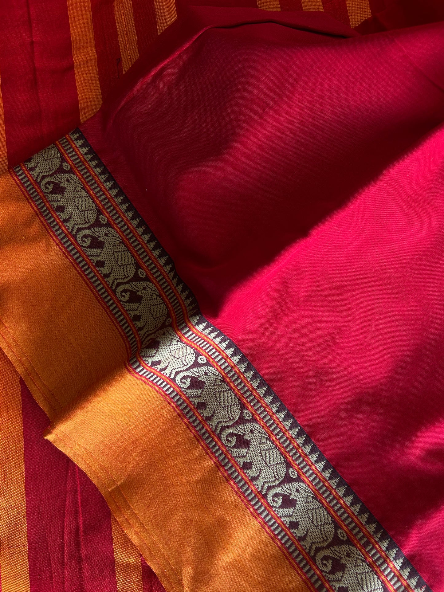PINK NARAYANPET SAREE