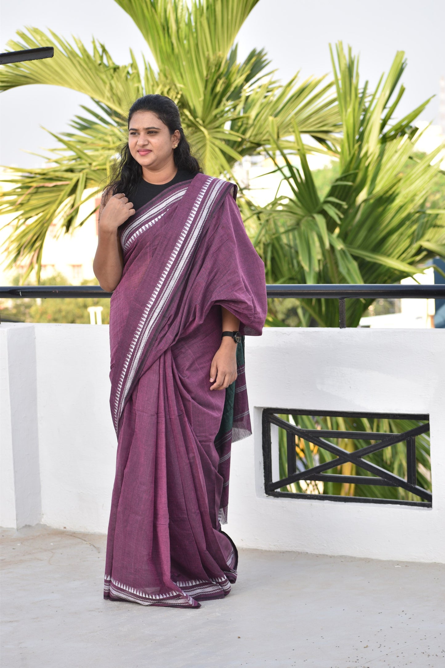 PINK DHANIAKHALI SAREE