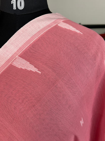 PINK TEMPLE JAMDANI