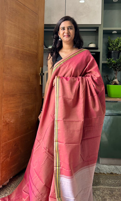PEACH NARAYANPET SAREE