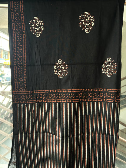 ORANGE GAMTHI COTTON SUIT
