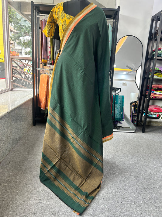 GREEN DHANIAKHALI SAREE