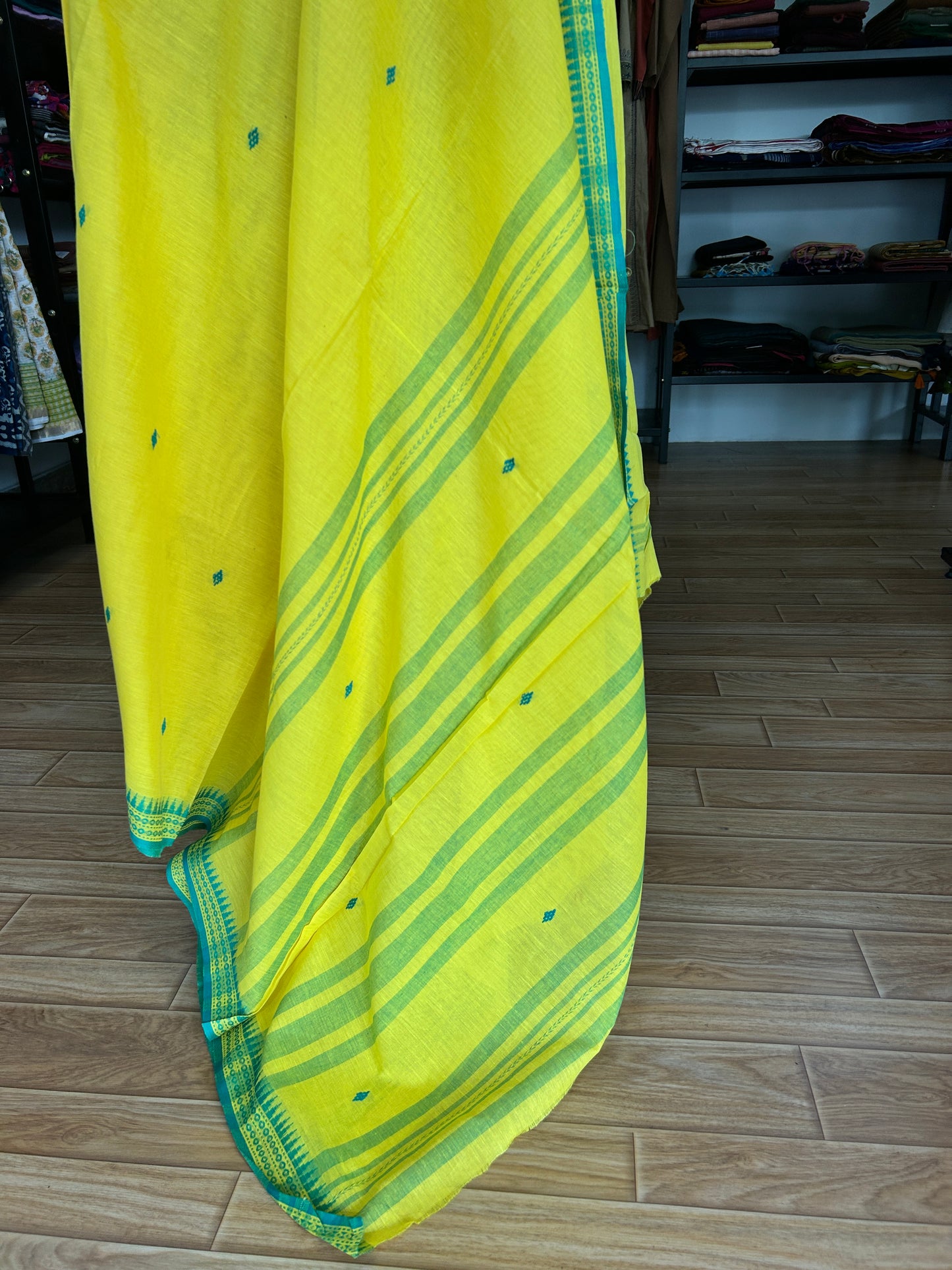 YELLOW DHANIAKHALI SAREE
