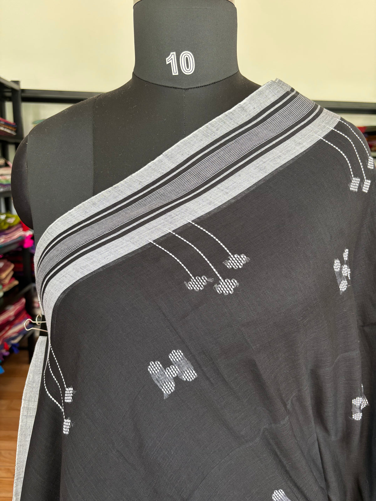 BLACK BHUJODI SAREE