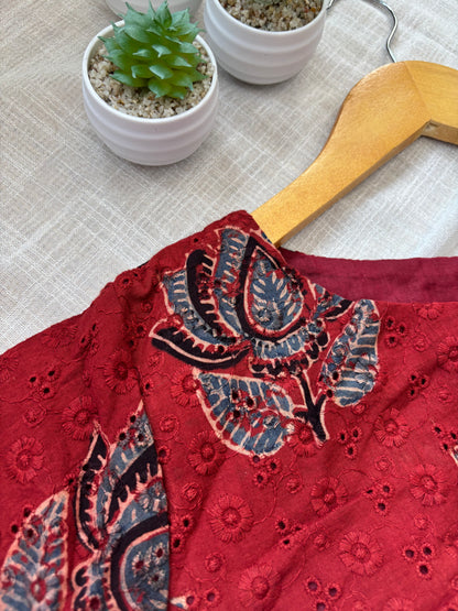 MARRON HAKOBA BLOUSE