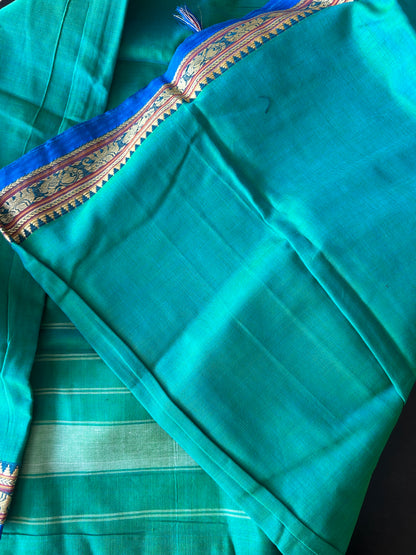 GREEN NARAYANPET SAREE