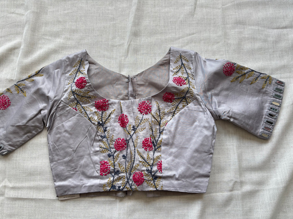 White Embroidered blouse
