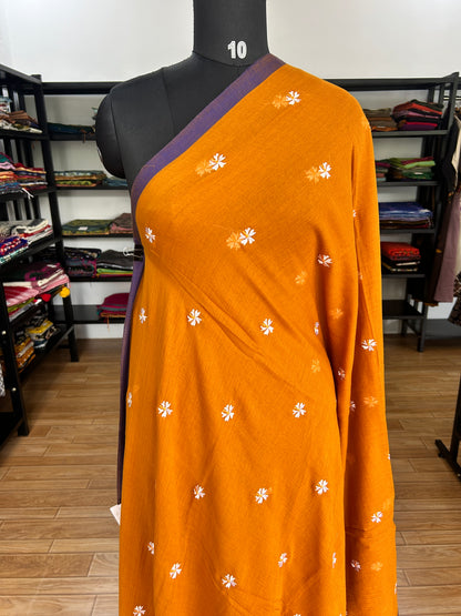 ORANGE MUL SAREE