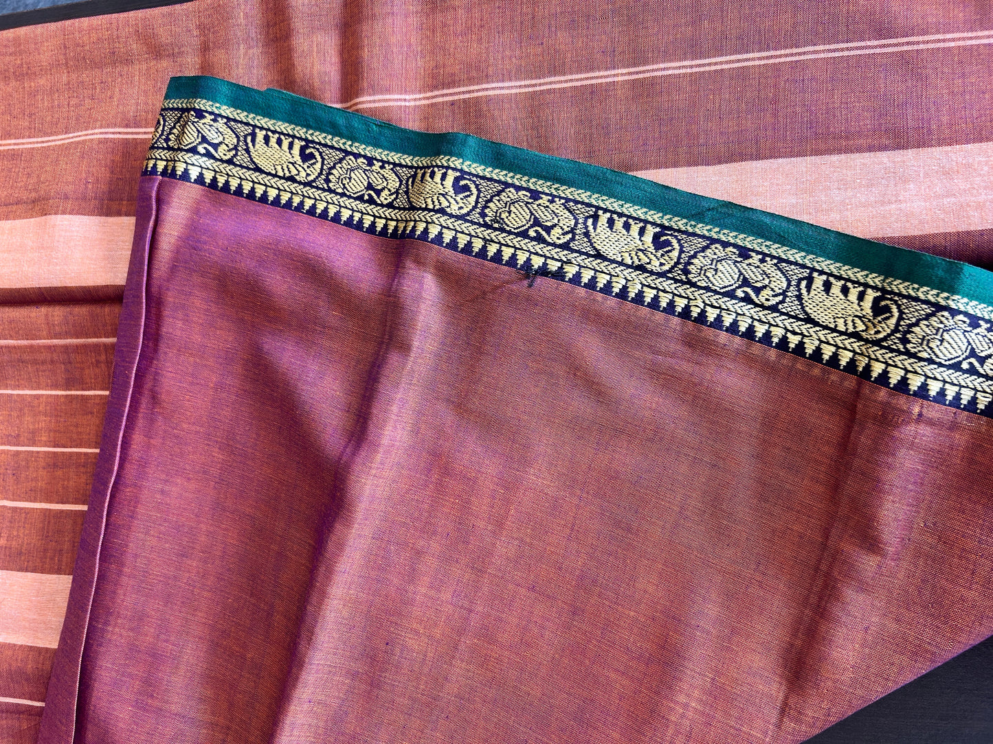 ORANGE NARAYANPET SAREE