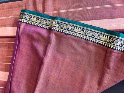 ORANGE NARAYANPET SAREE
