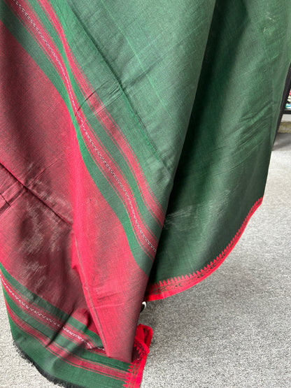 GREEN DHANIAKHALI SAREE