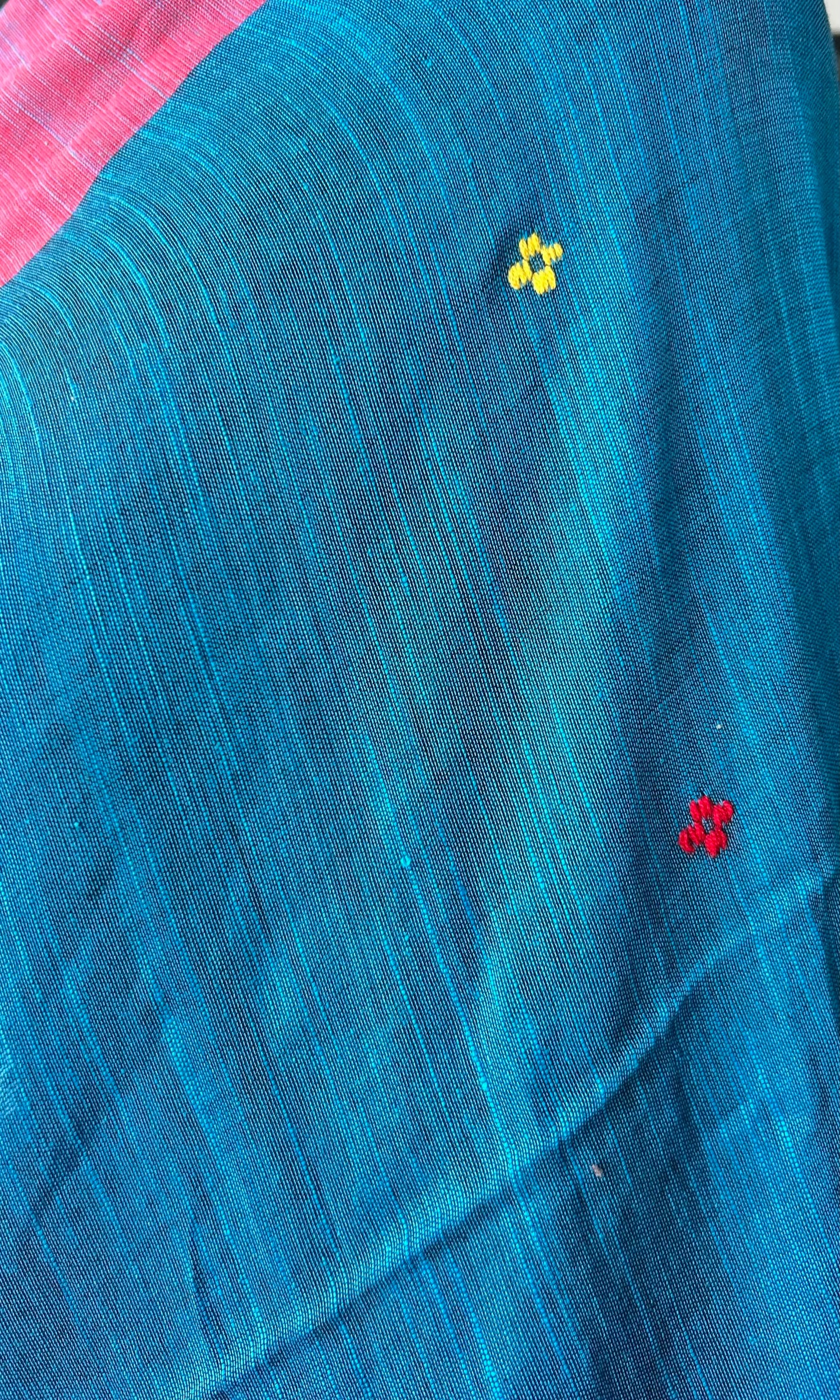 GREEN KHADI COTTON SAREE