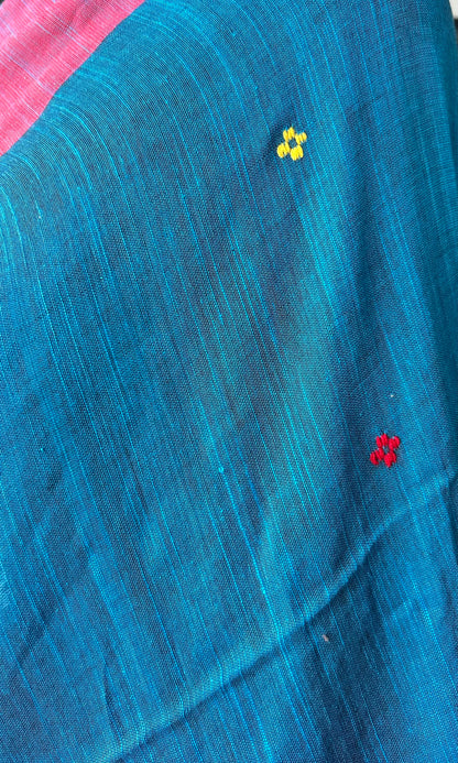 GREEN KHADI COTTON SAREE