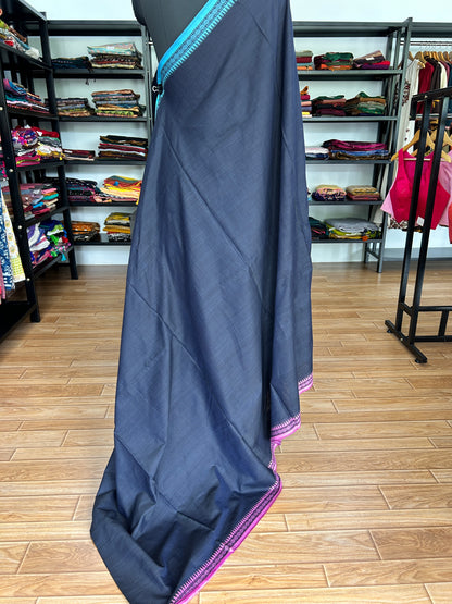 BLACK DHANIAKHALI SAREE