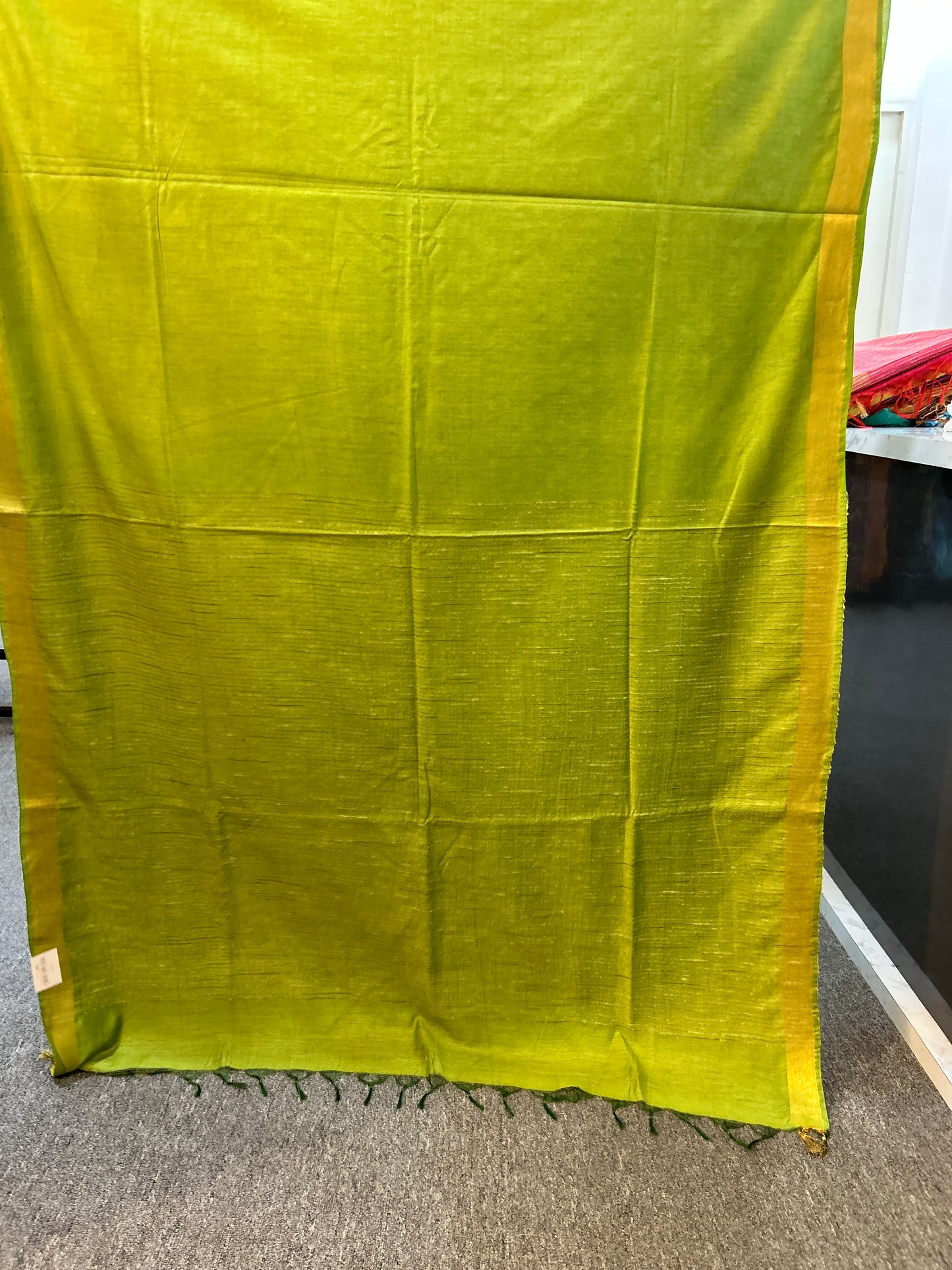 GREEN BANANA COTTON SAREE