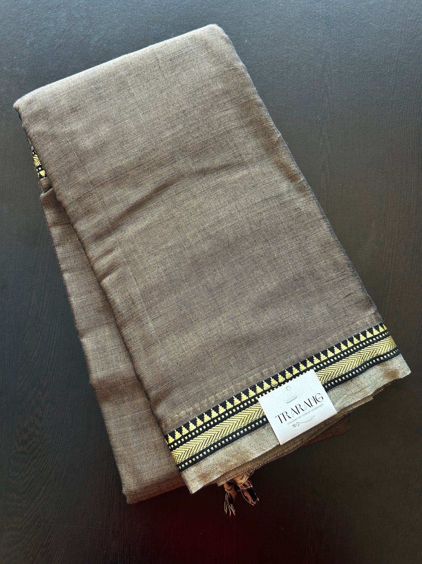 GREY NARAYANPET SAREE