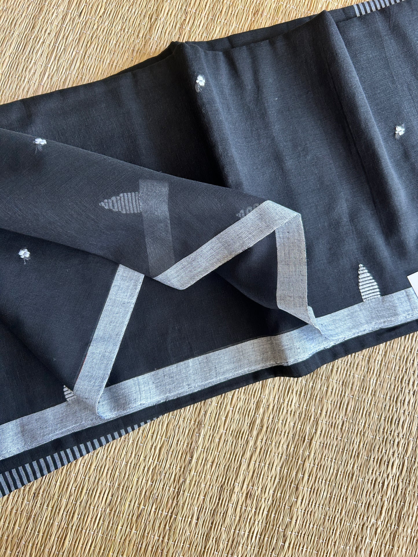 BLACK JAMDANI SAREE