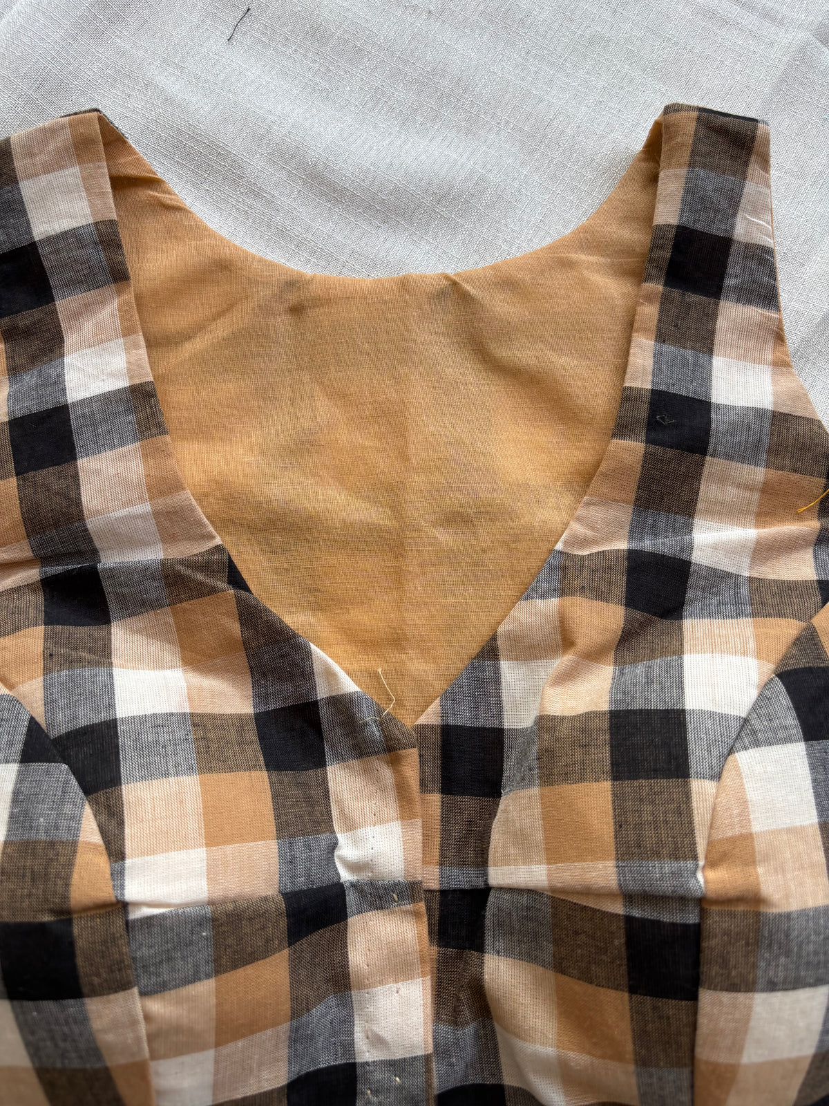 BIEGE COTTON BLOUSE