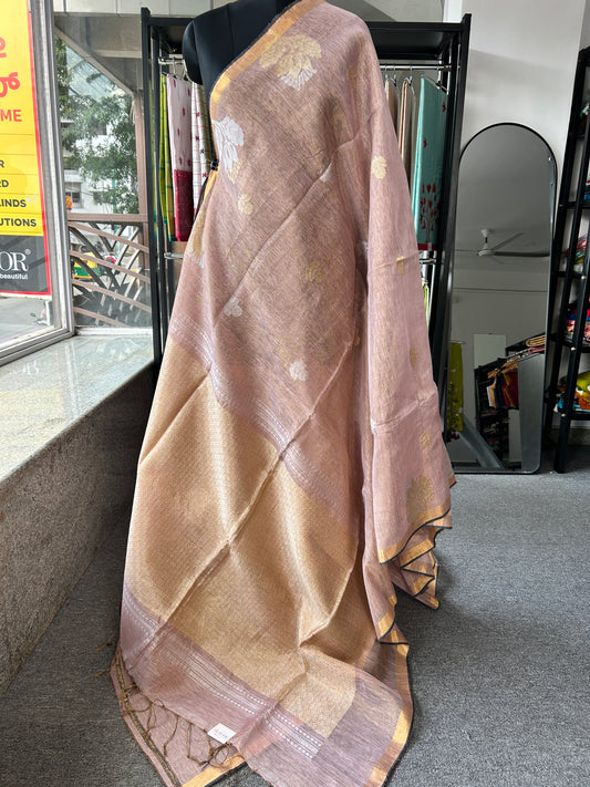 PINK TISSUE JAMDANI