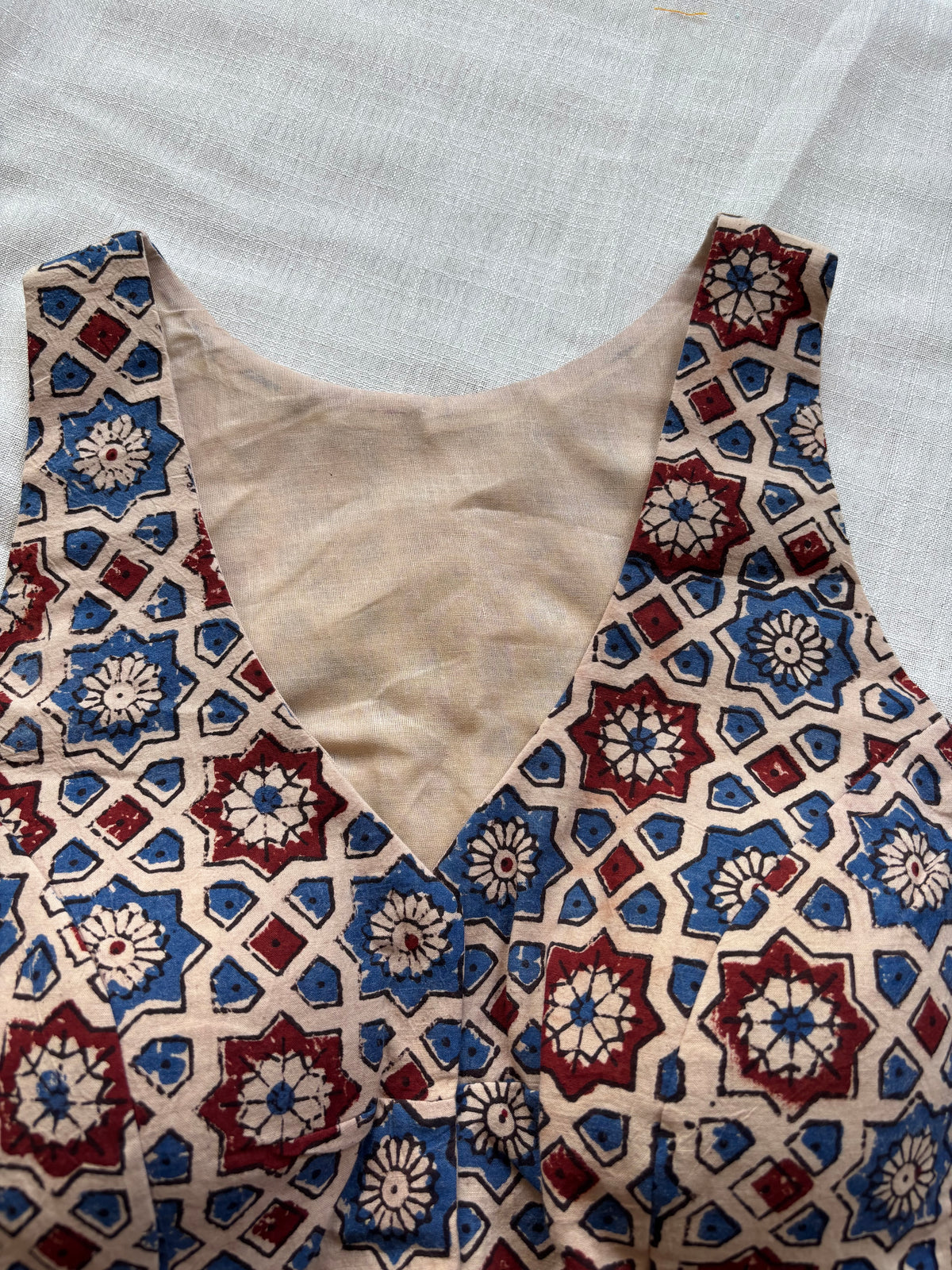 BIEGE COTTON BLOUSE