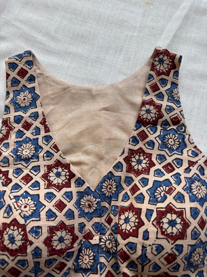 BIEGE COTTON BLOUSE