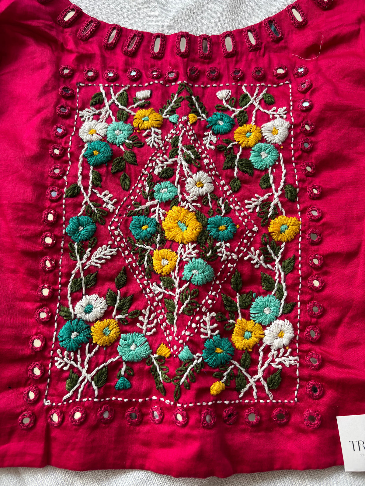 Pink Embroidered blouse