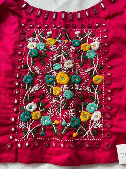 Pink Embroidered blouse